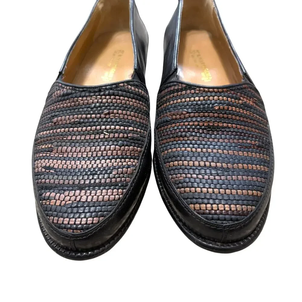 Romano Martegani Boutique Line Woven Genuine Leather Loafers  display picture 3
